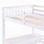 Lit mezzanine simple Kaynath avec bureau intégré et armoire