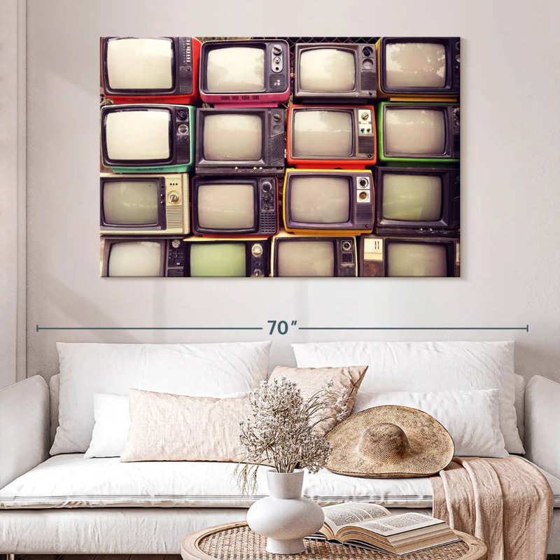 Kerner Retro Televisions, 34" H x 51" W