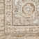 Haydel Oriental Machine Washable Power Loom Polyester Area Rug in Beige