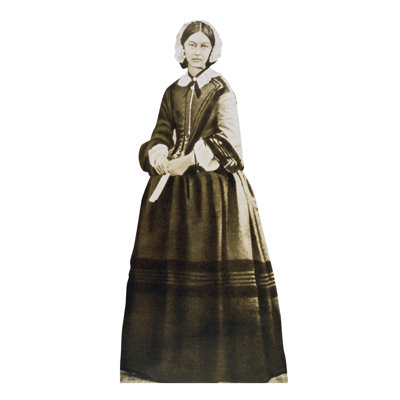 «Florence Nightingale» en carton debout
