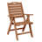 Laguna 5-Piece Square Table Folding Highback Chair Dining Set-110479627