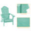 Chaise Adirondack en plastique résistante aux intempéries pour terrasse-32756302
