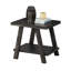Table de bout en bois anthracite répliquée avec espace de rangement supplémentaire-1317687686-1317687736