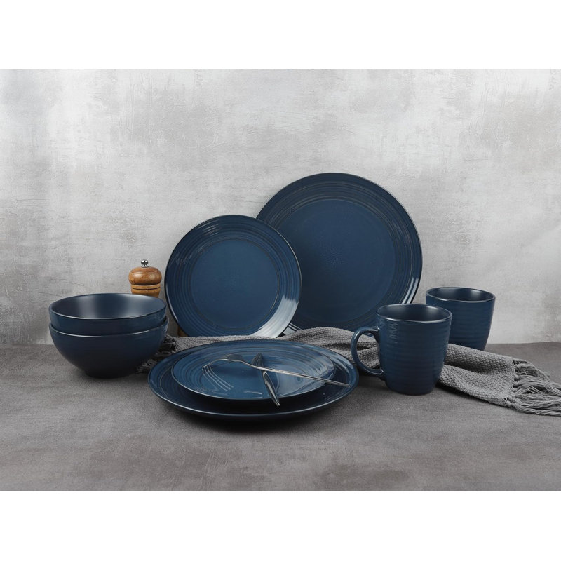 Alicia Piece Stoneware Dinnerware Set - Service for 4