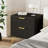 Fluted Nightstand With 2 Drawers-1828503723