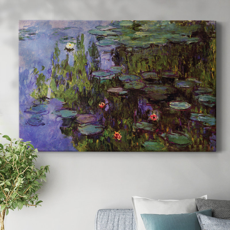 «Gardens» par Monet-Gallery, toile tendue, H 12 po x l 18 po