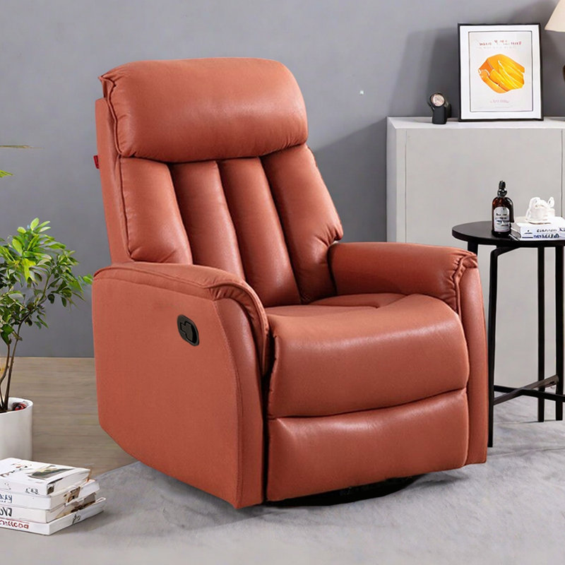 Fauteuil inclinable moderne, multifonctionnel et ergonomique, Rouge