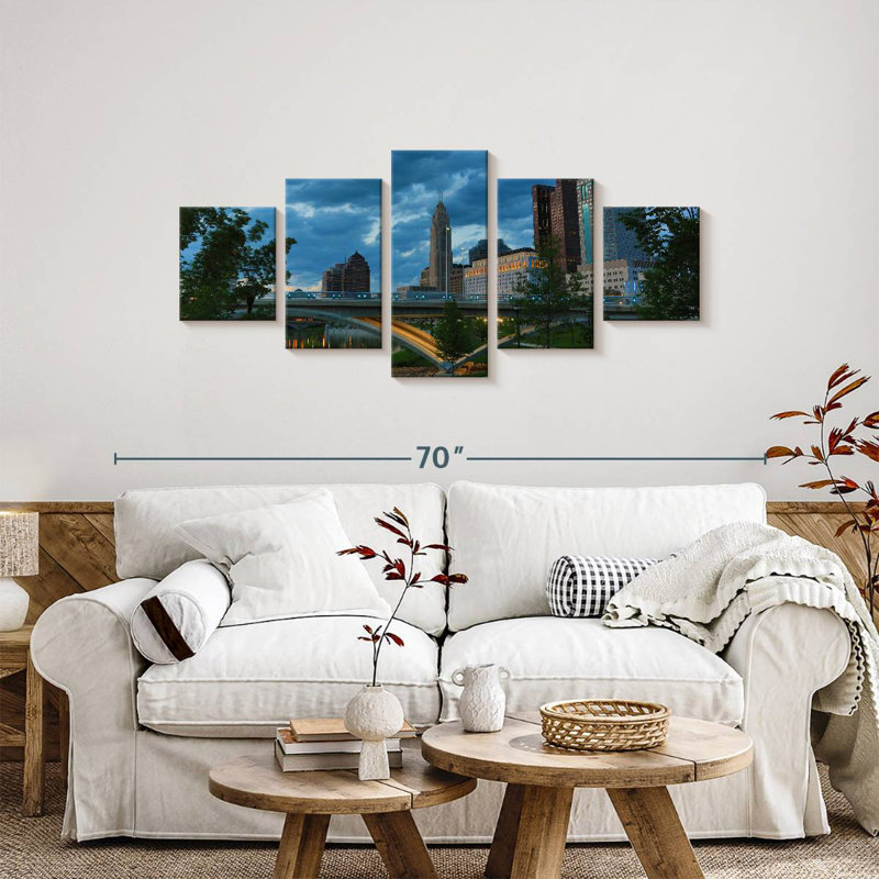 Scioto Greenway Trail Ohio, 24" H x 55" W