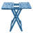 Folding Square Table Patio Outdoor Solid Wood Table For Backyard, Balcony, Portable Design Space-Saving