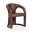 Chaise en cuir véritable Archie-2083330421