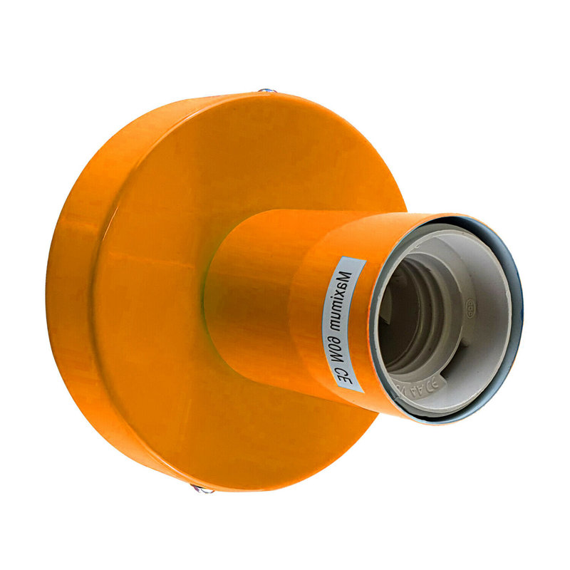 Avalea Semi Flush Mount, Orange