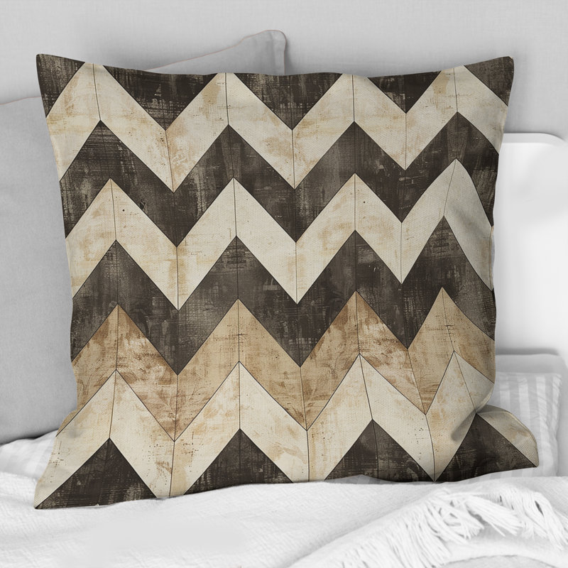 Coussin Brown, H 18 po x l 18 po