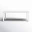 Lilah White Aluminum Coffee Table