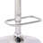 Adjustable Swivel Bar Stool With Curved Seat And Back