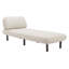 Chaise longue beige
