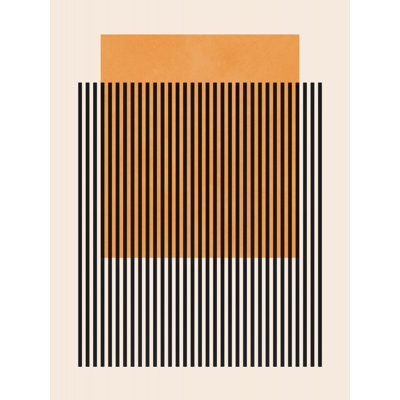 Mid-Century Modern Geometry Print by Other Artist