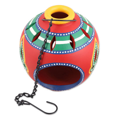 Porte-votive en céramique lueur de fêtes