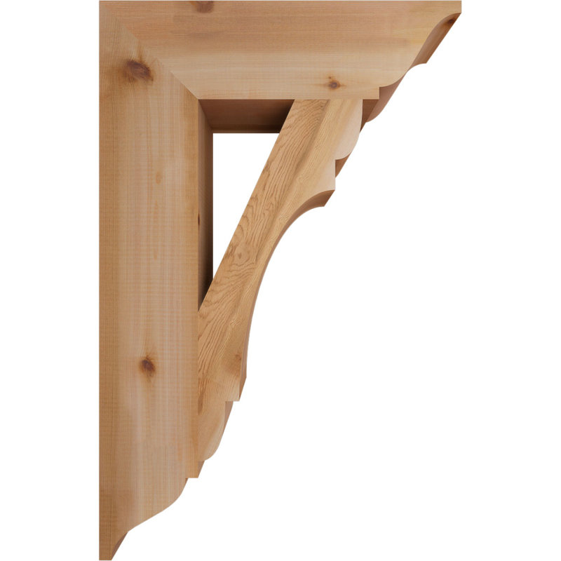 Support olympique traditionnel, H 22 po x l 5,5 po x P 34 po, Cèdre rouge de l'Ouest (lisse)