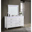 Cadre de grand lit - Commode - Miroir - Commode - Table de chevet-1848807340