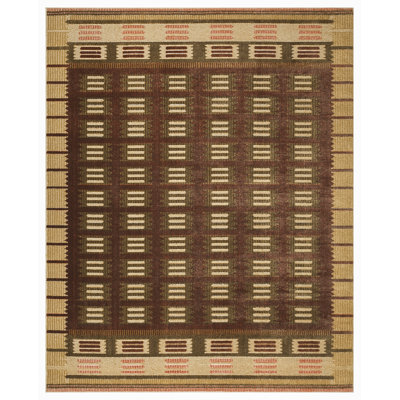 Marilo Rust Modern Indoor Rug