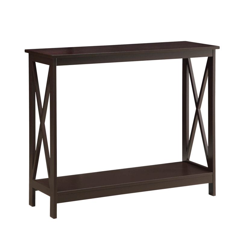 Console avec tablette Darek, Espresso, H 31,5 po x l 39,5 po x P 11,75 po