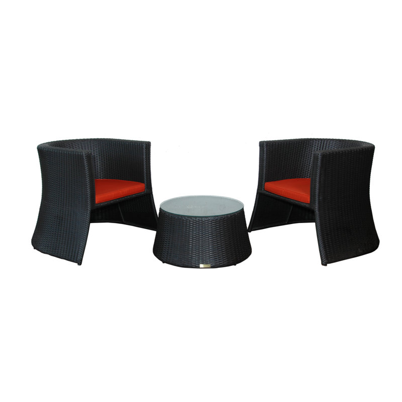 Round Glass Outdoor Side Table