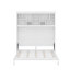 Grand lit escamotable avec tablettes et port USB