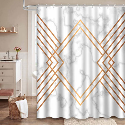 Rideau de douche Marble