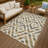 Machine Washable Indoor/Outdoor Chantille Tribal Rug-1207110199-1207110197
