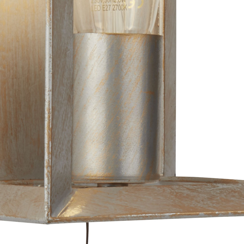 Alondra Mild Steel Flush Mounted Sconce