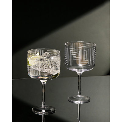 Maze - Gin Glasses - Clear