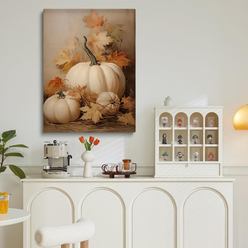 Art mural 24 po x 36 po Pumpkin Still Life