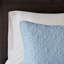 Courtepointe réversible en bleu pour lit double / grand lit - Rembourrage confortable en coton avec deux taies décoratives et lits lavables à la machine Le rembourrage confortable comprend 2 literies-117360918-117360920