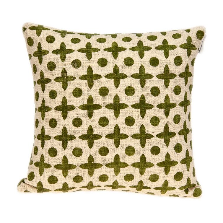 Winston Porter Lisle Geometric Cotton Reversible Pillow Cover | Wayfair