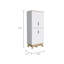 Double garde-manger Wallas, double porte, quatre pieds, quatre tablettes