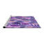 Tapis 100% à motifs lavables à la machine 2989 WSH-PAT1804-PUR--67976487