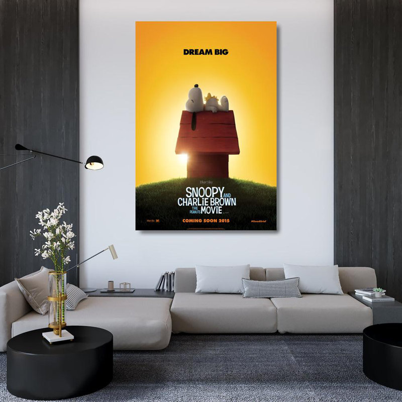 Snoopy et Charlie Brown, H 48 po x l 32 po