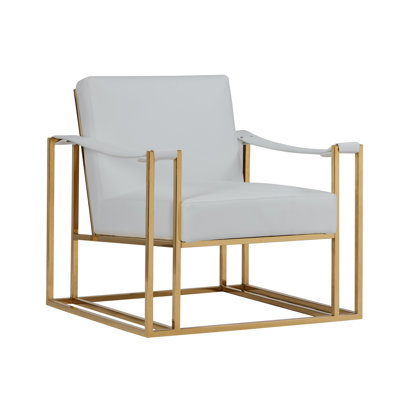 Orleans Faux Leather Armchair