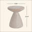 Table d'appoint d'extérieur / d'intérieur en béton léger