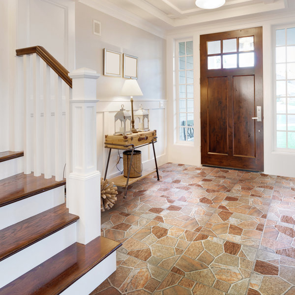 Leticia 17 3/4" x 17 3/4" Ceramic Stone Look Field Wall & Floor Tile