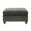 Contemporary Grey Chenille 6pc Living Room Sectional , Contains 3x Corner Sofas, 2x Armless Chairs And 1x , Soft Texture Chic With Wedge, For Style