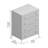 Springer Iron 28'' W 4 - Drawer Dresser