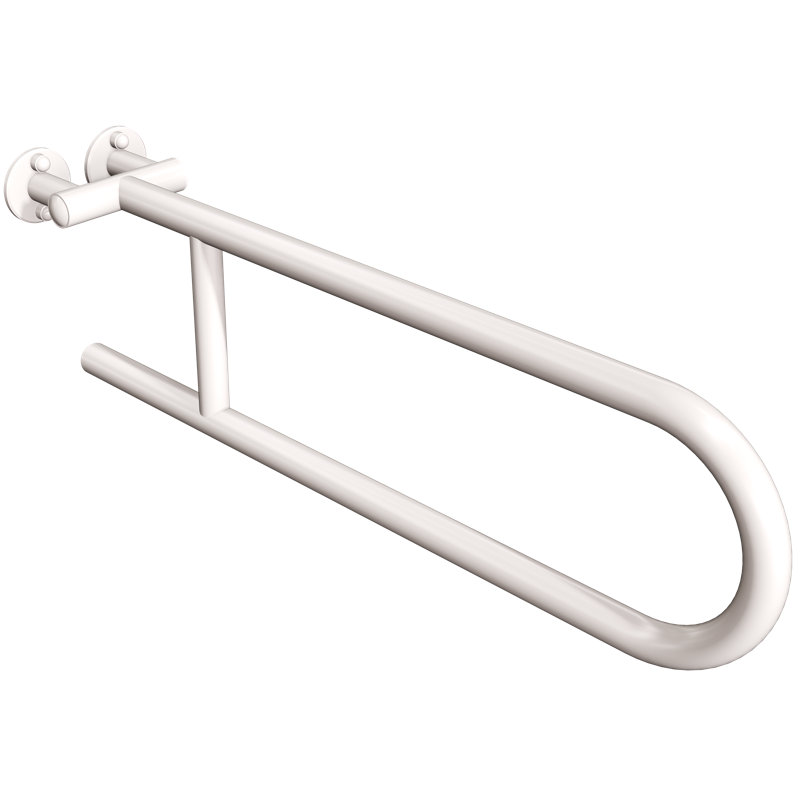 Bennett Semicircular 12.5cm Grab Bar, White