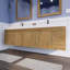 Ensemble de meuble-lavabo mural double 84 po Batoul Spring-71270893