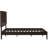 Aloyzas California King Bed with Tapered Leg in Espresso-160614072