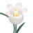 4-Light Floral Shade Semi Flush Mount