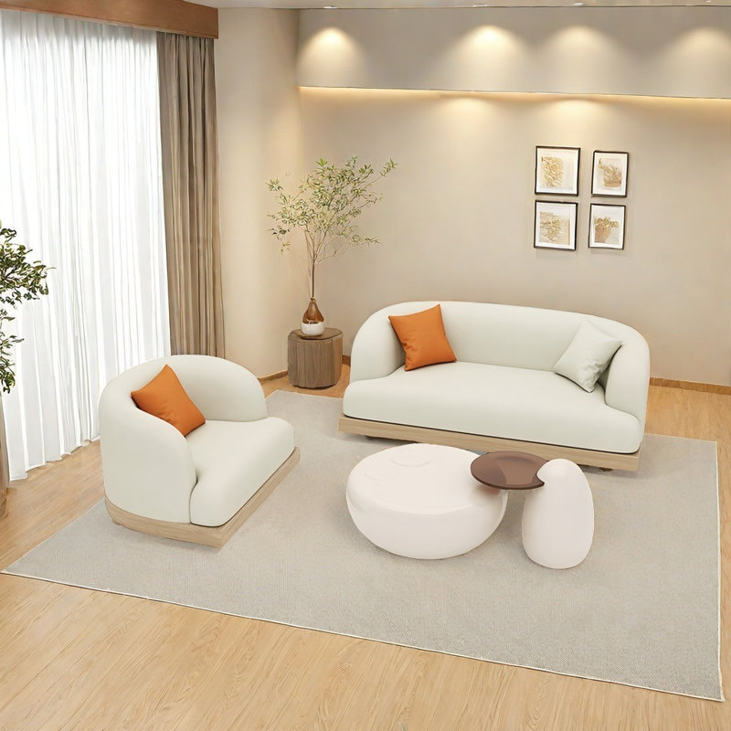Creative simple sofa tea table combination