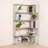 Freestanding Corner Bookshelf with Space-Saving Design and Secure Storage-129159051