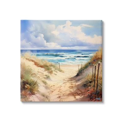 «Cloudy Summer Coast On Canvas» par RB Print