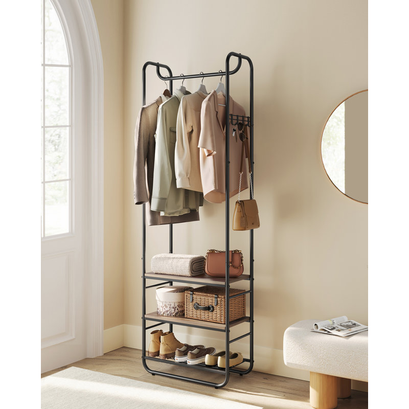 Hall Tree 58cm Wide with Shoe Storage